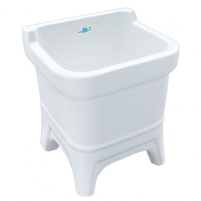 Modern Bathroom Resin Stone Sink Cabinet Wash Basin with Cupc Movable