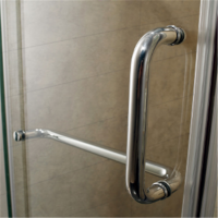 KEZE High quality Bathroom glass handle frameless glass door handle