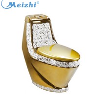 Waimaotong china new design water tank arabic gold toilet for sale